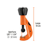 Cortador de Tubo de Cobre 1/8' a 1-1/4' Cuchilla 18 mm, Truper