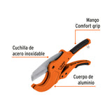 Cortador de Tubo de Plástico, Corte 2-1/2' (65 mm), Expert
