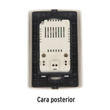 Contacto Aterrizado + 2 Puertos USB, Marfil, Línea Italiana