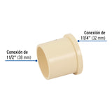 Reducción Bushing de CPVC 1-1/2' X 1-1/4', Foset