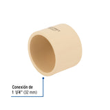 Tapón de CPVC 1-1/4', Foset