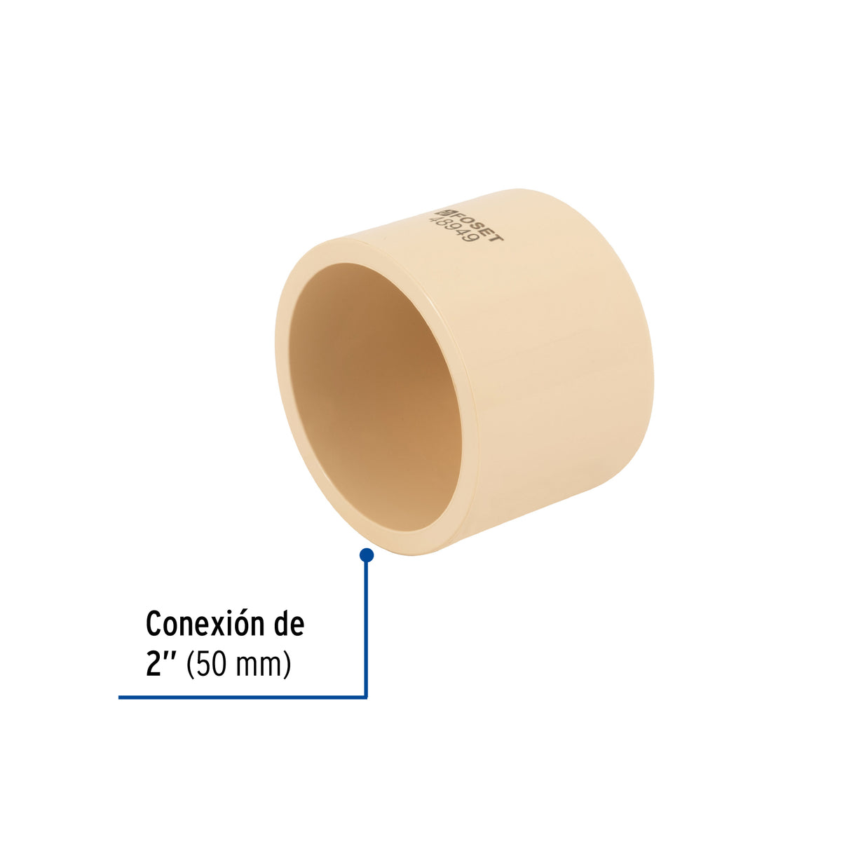 Tapón de CPVC 2', Foset