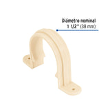 Abrazadera Tipo 'U' de CPVC de 1-1/2', Foset