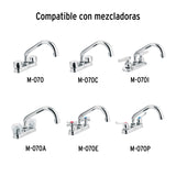 Cuello Largo para Mezcladora de Lavabo, Cromo, Basic