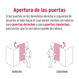 Cerradura Sobreponer Der Instala-fácil, Tradicional, Negro