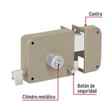 Cerradura Sobreponer Der Instala-fácil, Caja, Hermex Basic