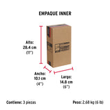 Cerradura Sobreponer Der Instala-fácil, Llave Puntos, Caja