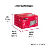 Cerradura Sobreponer Der Instala-fácil, Llave Puntos, Caja