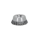 Carda Copa 5' Alambre Trenzado Grueso, Multi-rosca, Truper