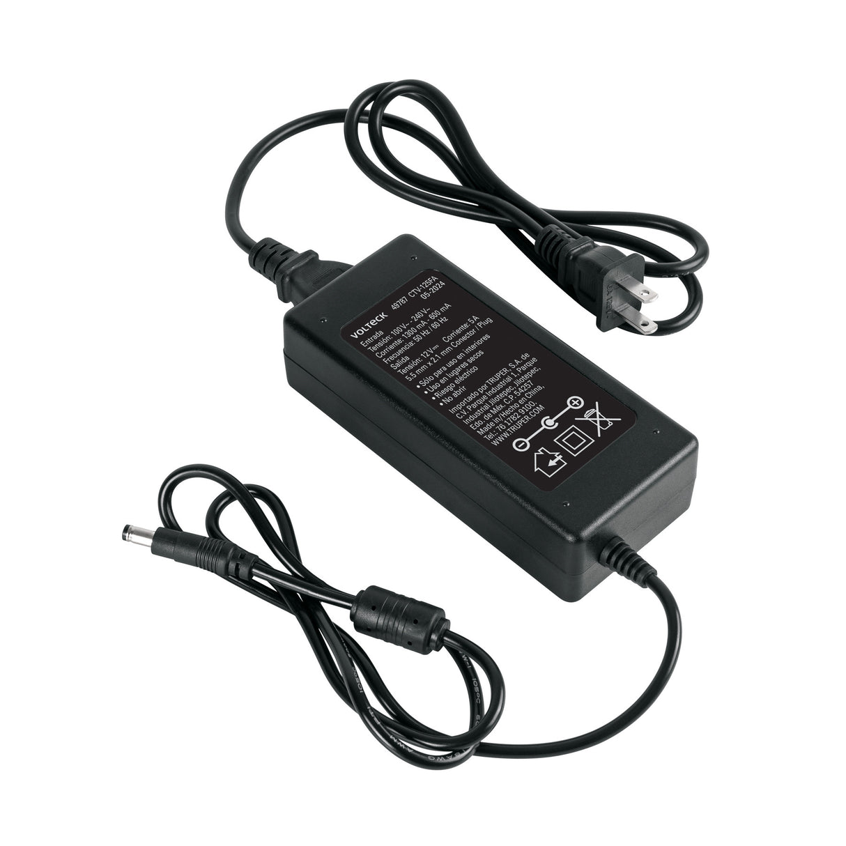 Fuente de Alimentación 12 V 5 a para Cctv, Volteck