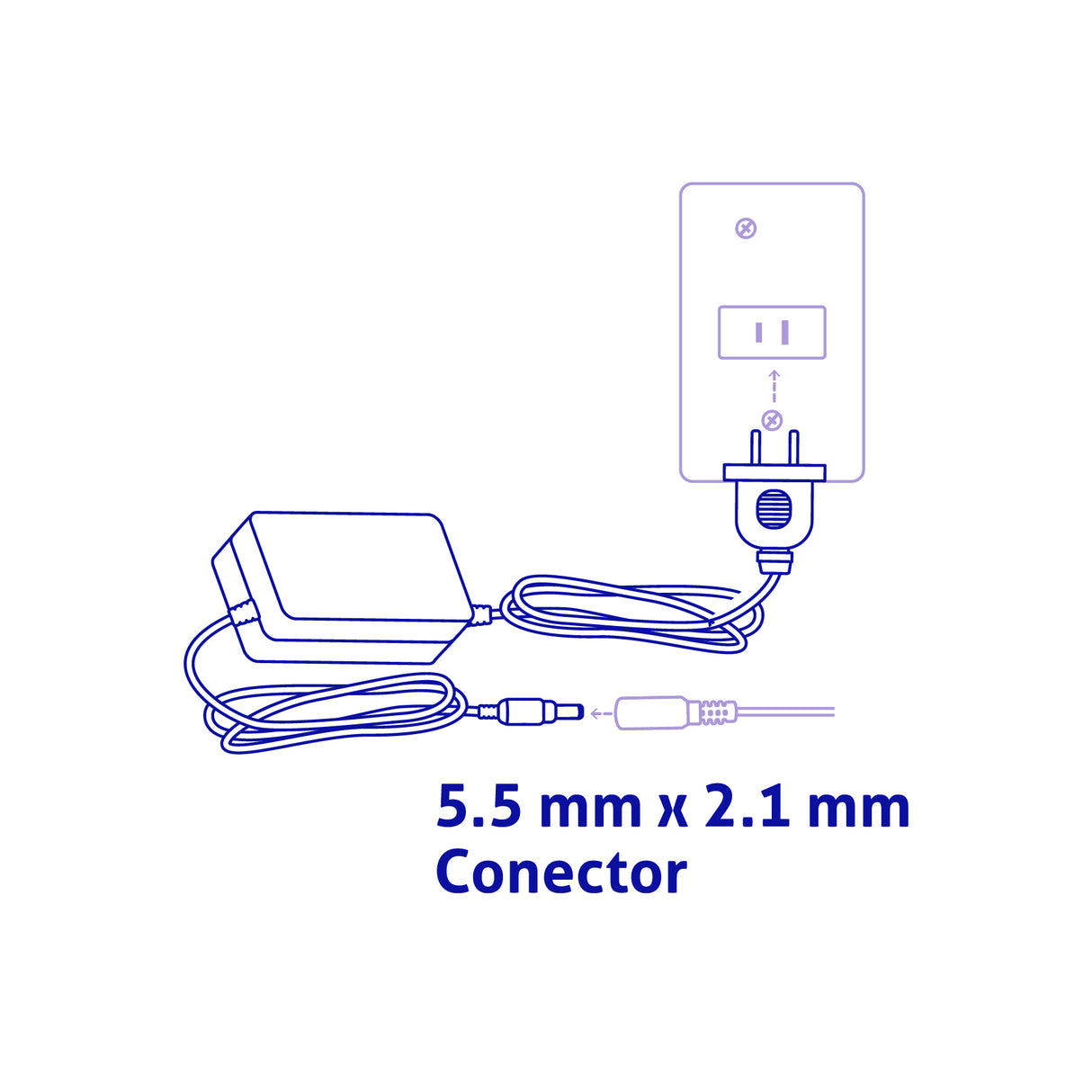 Fuente de Alimentación 12 V 5 a para Cctv, Volteck