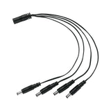Cable Divisor de Energía Tipo Pulpo 1 a 4 para Cctv, Volteck