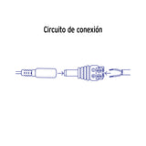 Conector de Energía para Cctv Tipo Macho, Volteck