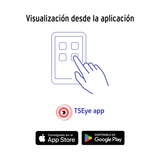 Kit Video Vigilancia, 4 Canales, 4 Cámaras, 5MP, Disco 1TB