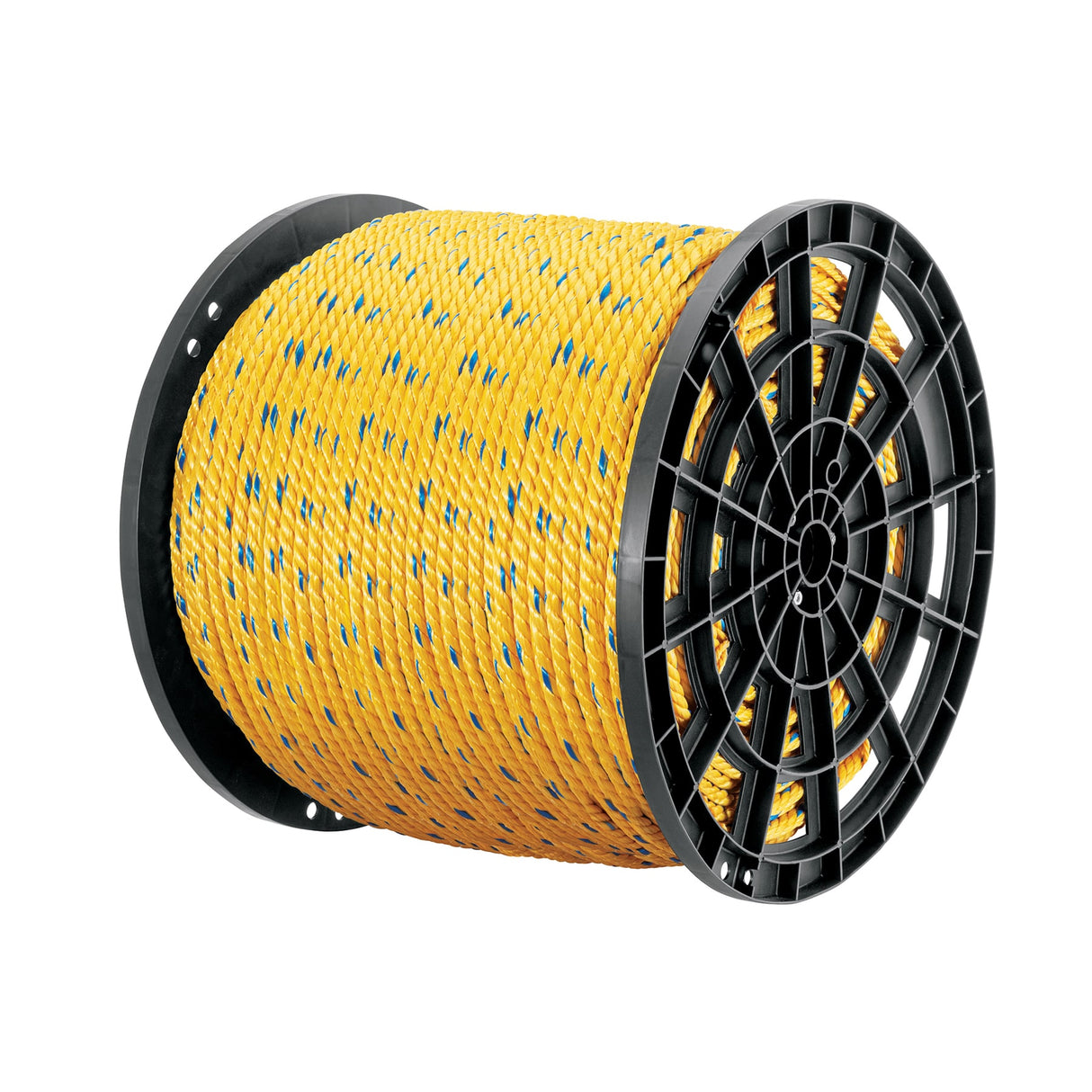 Metro de Cuerda Amarilla de Polipropileno 13 mm, Carrete 390M