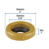 Cuello de Cera con Guía para Wc, Robusto, 250 g, Foset