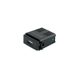 Módulo USB, Línea Italiana, Color Negro, Volteck