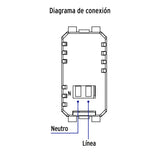 Módulo Puerto USB, Línea Italiana, Color Marfil, Volteck