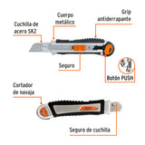 Cutter 25 mm Trabajo Pesado C/Alma Metálica y Grip, Expert