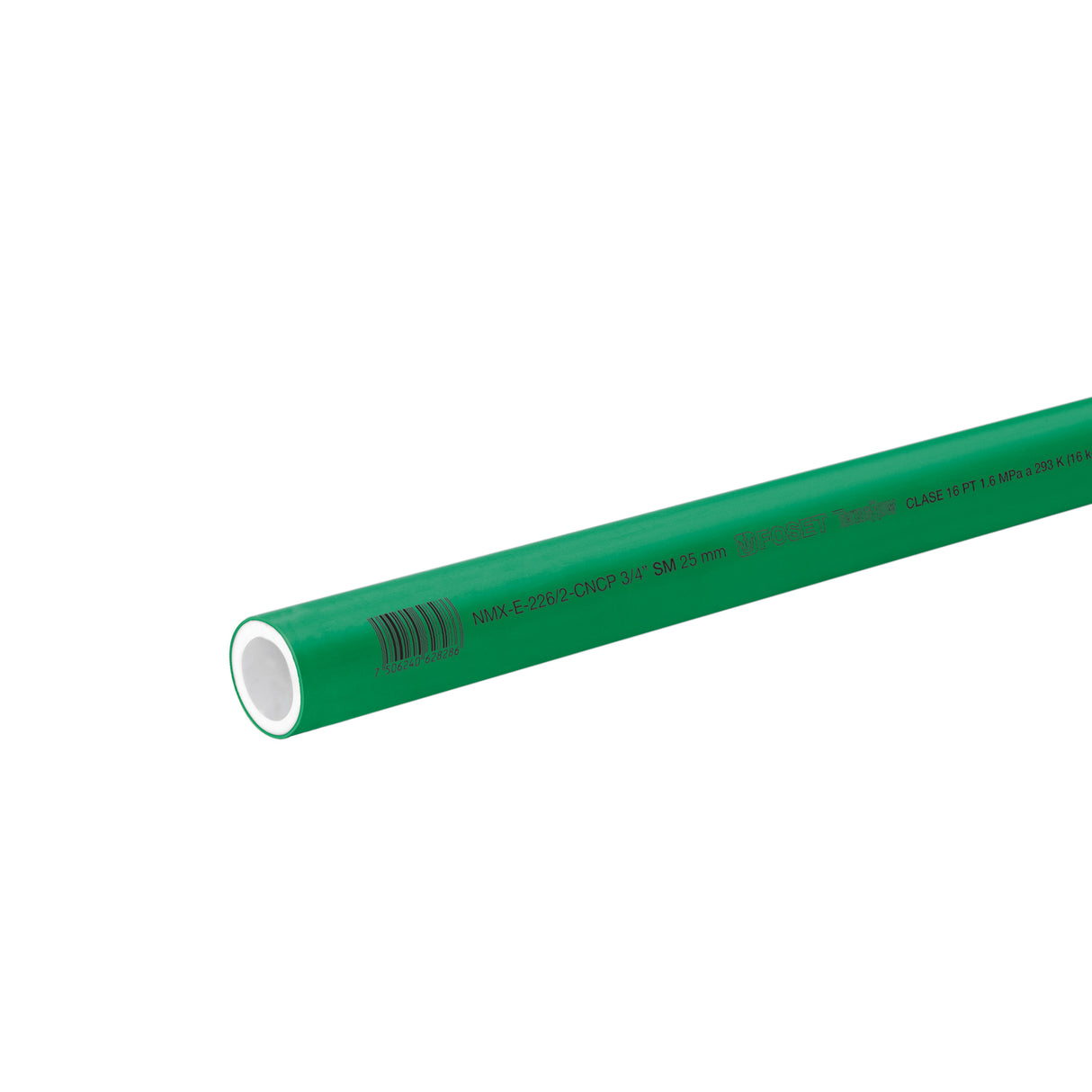 Tubo de 25 mm (3/4') PPR Hidráulico, 4M, 0.9 kg, Foset