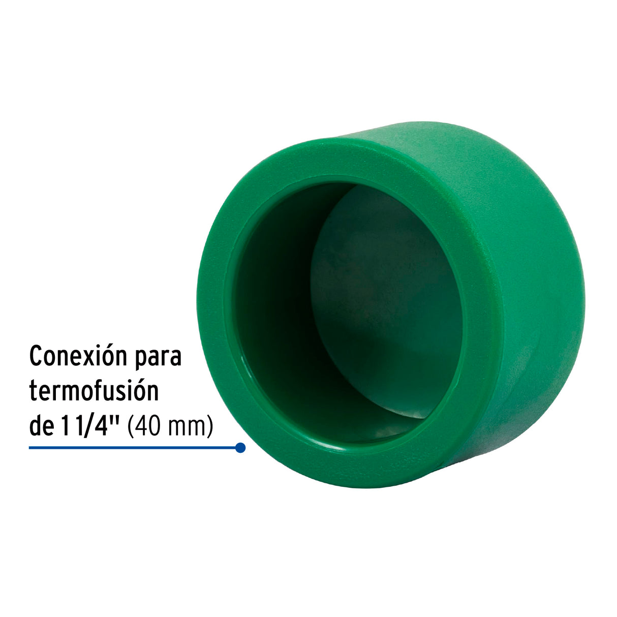 Tapón de PPR 1-1/4', Foset
