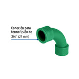 Curva 90° de PPR, 3/4' (25 mm), Foset