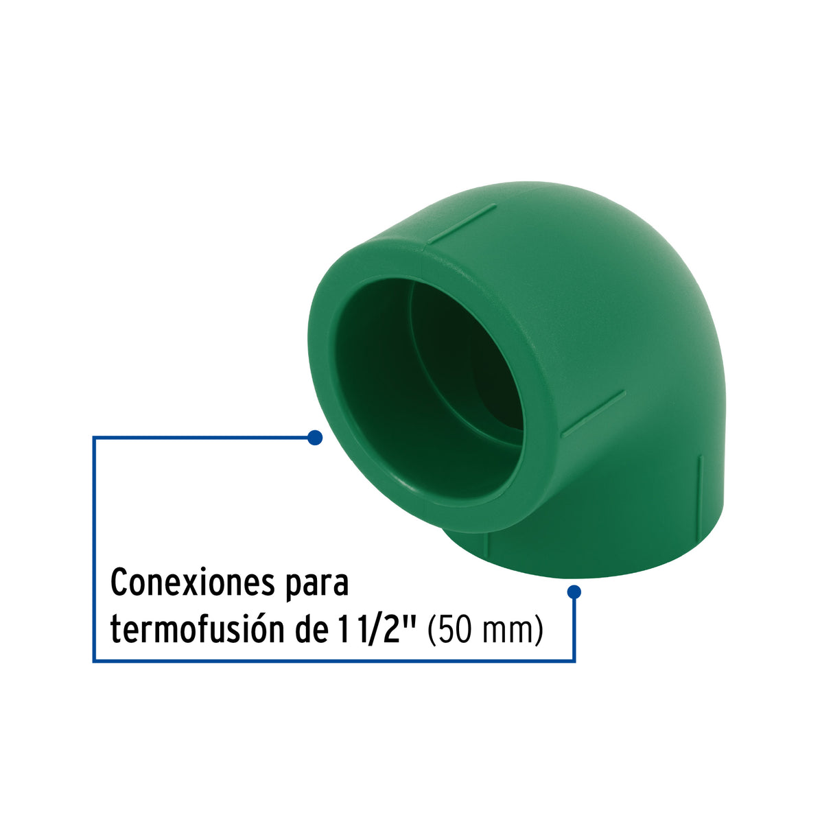 Codo 90° PPR, 1-1/2', Foset