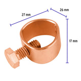 Conector para Varilla a Tierra, Volteck