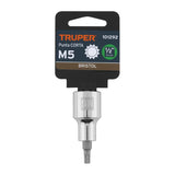 Dado Punta Corta Bristol M5, Cuadro 1/2', Truper