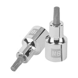 Dado Punta Corta Bristol M6, Cuadro 1/2', Truper