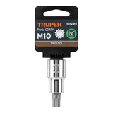Dado Punta Corta Bristol M10, Cuadro 1/2', Truper