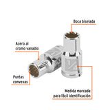Dado de 1/4', 12 Puntas, Cuadro 1/4', Truper