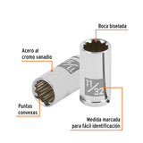 Dado de 11/32', 12 Puntas, Cuadro 1/4', Truper