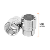 Dado de 34 mm, 6 Puntas, Cuadro 3/4', Truper