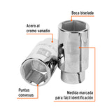 Dado Largo de 1 3/8', 6 Puntas, Cuadro 3/4', Truper