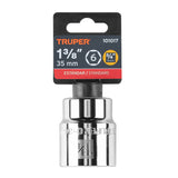 Dado de 1-3/8', 6 Puntas, Cuadro 3/4', Truper