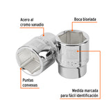 Dado de 1-3/8', 6 Puntas, Cuadro 3/4', Truper