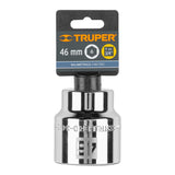 Dado de 46 mm, 6 Puntas, Cuadro 3/4', Truper