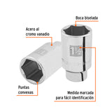 Dado Largo de 1-1/2', 6 Puntas, Cuadro 3/4', Truper