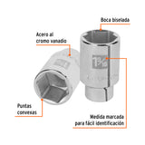 Dado Largo de 1-9/16', 6 Puntas, Cuadro 3/4', Truper