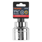 Dado de 1-3/4', 6 Puntas, Cuadro 3/4', Truper