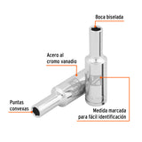Dado Largo de 1/4', 6 Puntas, Cuadro 3/8', Truper