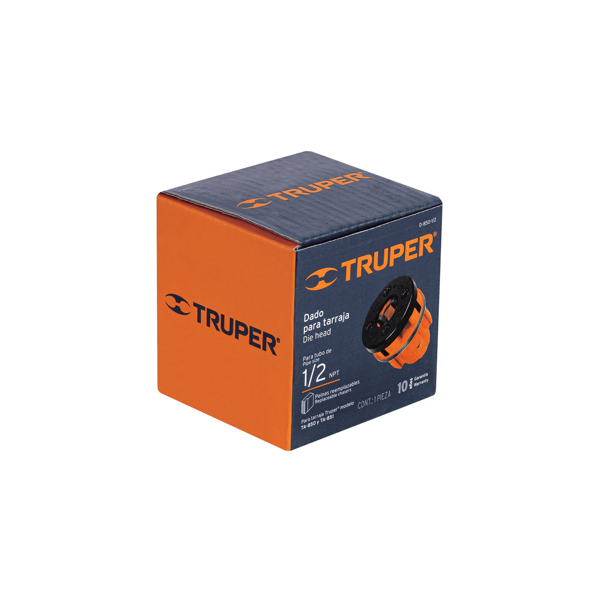 Dado 1/2' para Tarrajas TA-850 y TA-851, Truper