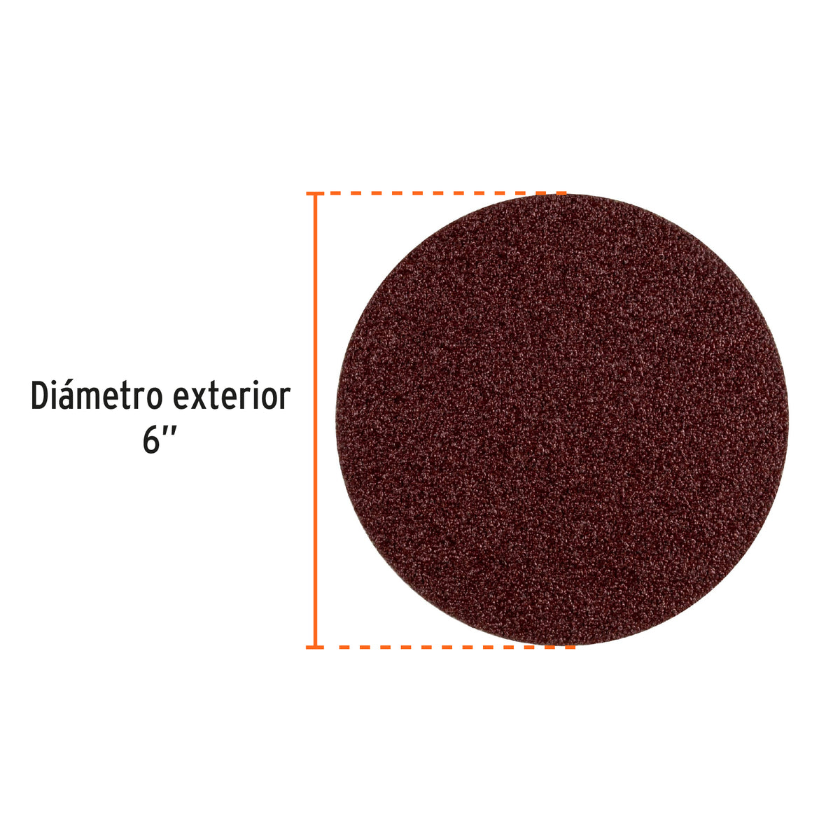Paquete con 3 Discos de Lija 6' Grano 40, para PUL-4X6T