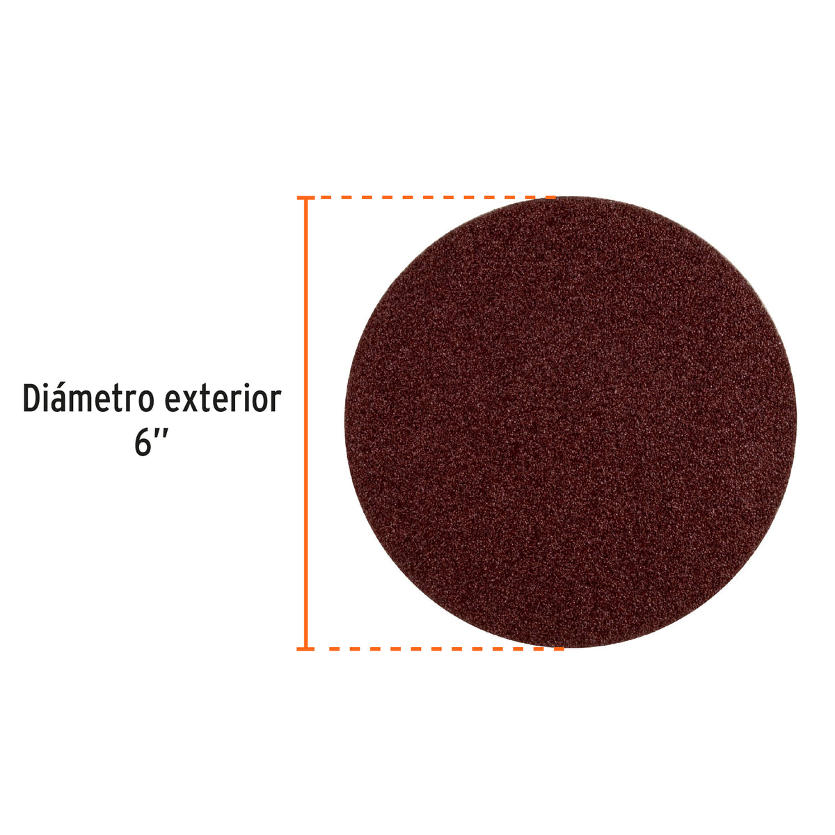 Paquete con 3 Discos de Lija 6' Grano 60, para PUL-4X6T