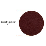 Paquete con 3 Discos de Lija 6' Grano 60, para PUL-4X6T