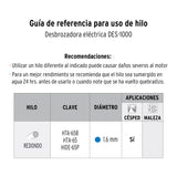 Desbrozadora Eléctrica 1000 W Mango 'D', 14' Corte, Truper