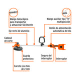 Desbrozadora Inalámbrica 40 V, sin Accesorios, Truper Pro