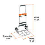 Diablo de Carga, Plegable, 120 kg, Truper