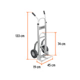 Diablo de Carga de Aluminio 250 kg con Extensión de Base